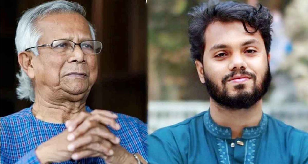 প্রধান উপদেষ্টা অধ্যাপক মুহাম্মদ ইউনূস ও শহীদ শরিফ ওসমান বিন হাদি