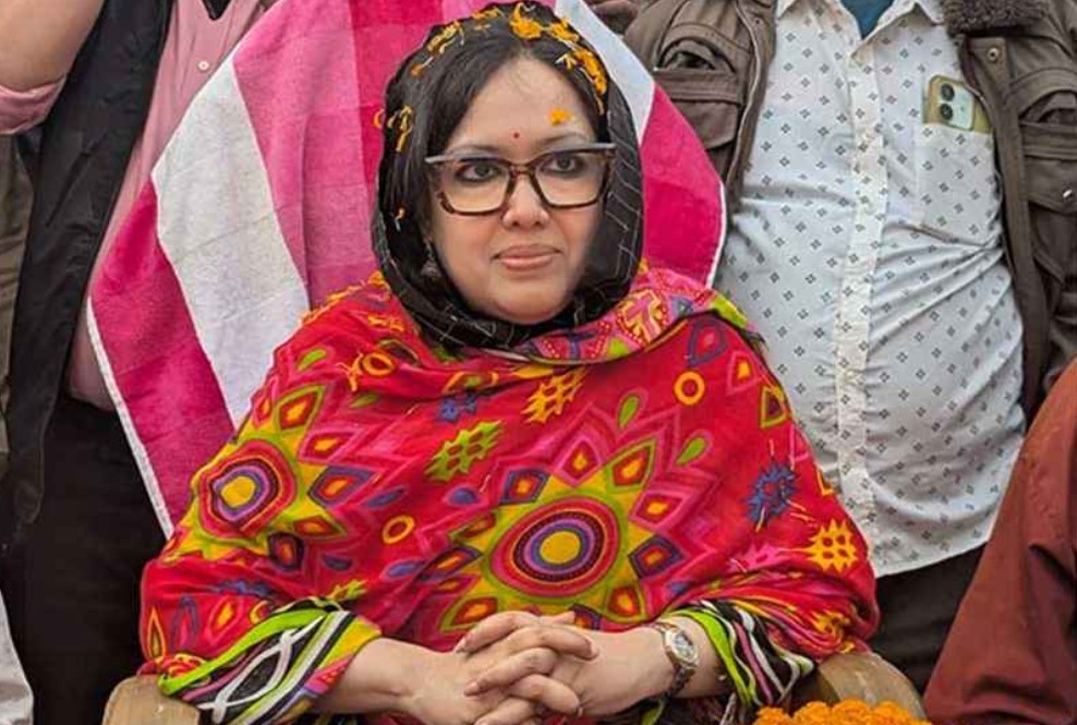 স্বতন্ত্র প্রার্থী রুমিন ফারহানা। ছবি সংগৃহীত