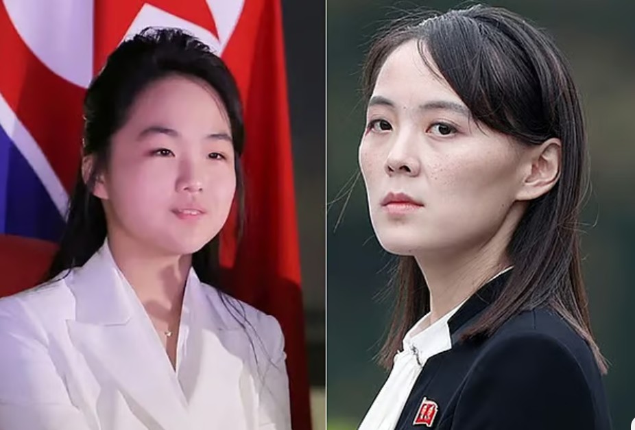 কিম জু আয়ে (বাঁয়ে) ও কিম ইয়ো জং (ডানে)