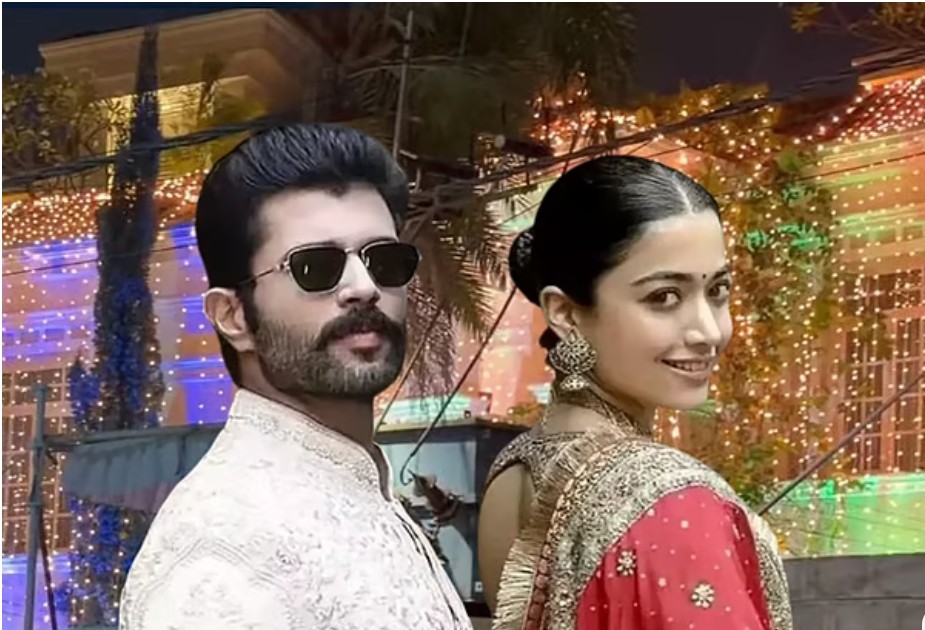 বিজয়ের বিলাসবহুল বাড়িটি সাজানো হয়েছে জমকালো আলোকসজ্জায়