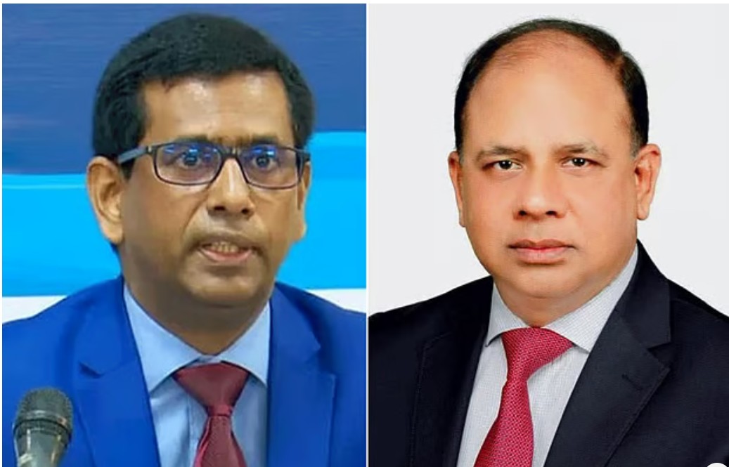 মোহাম্মদ তাজুল ইসলাম ও আমিনুল ইসলাম (ডানে)